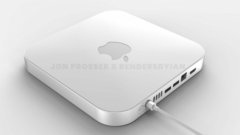 Так может выглядеть мощный Apple Mac&nbsp;mini с крышкой из оргстекла. Появились первые рендеры